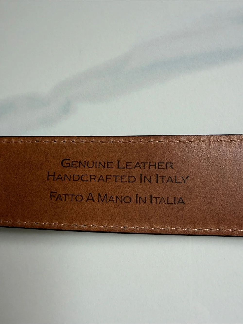Joseph Abboud Men's Black Suede Leather Belt Made in Italy Size 36/90